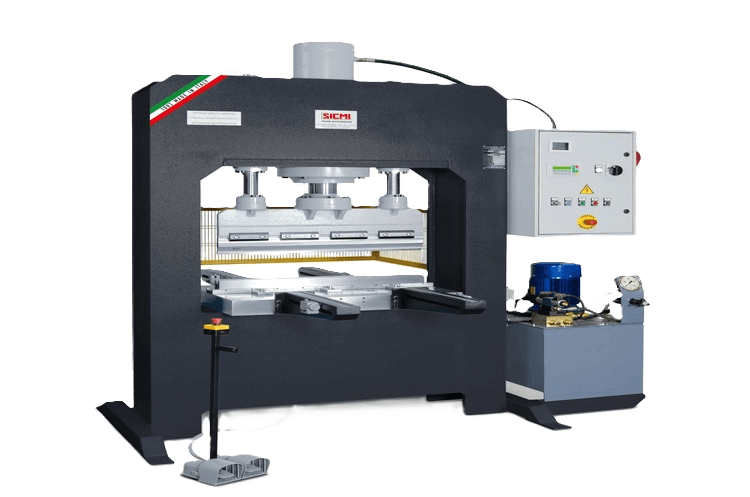 Hydraulic bending press machine.